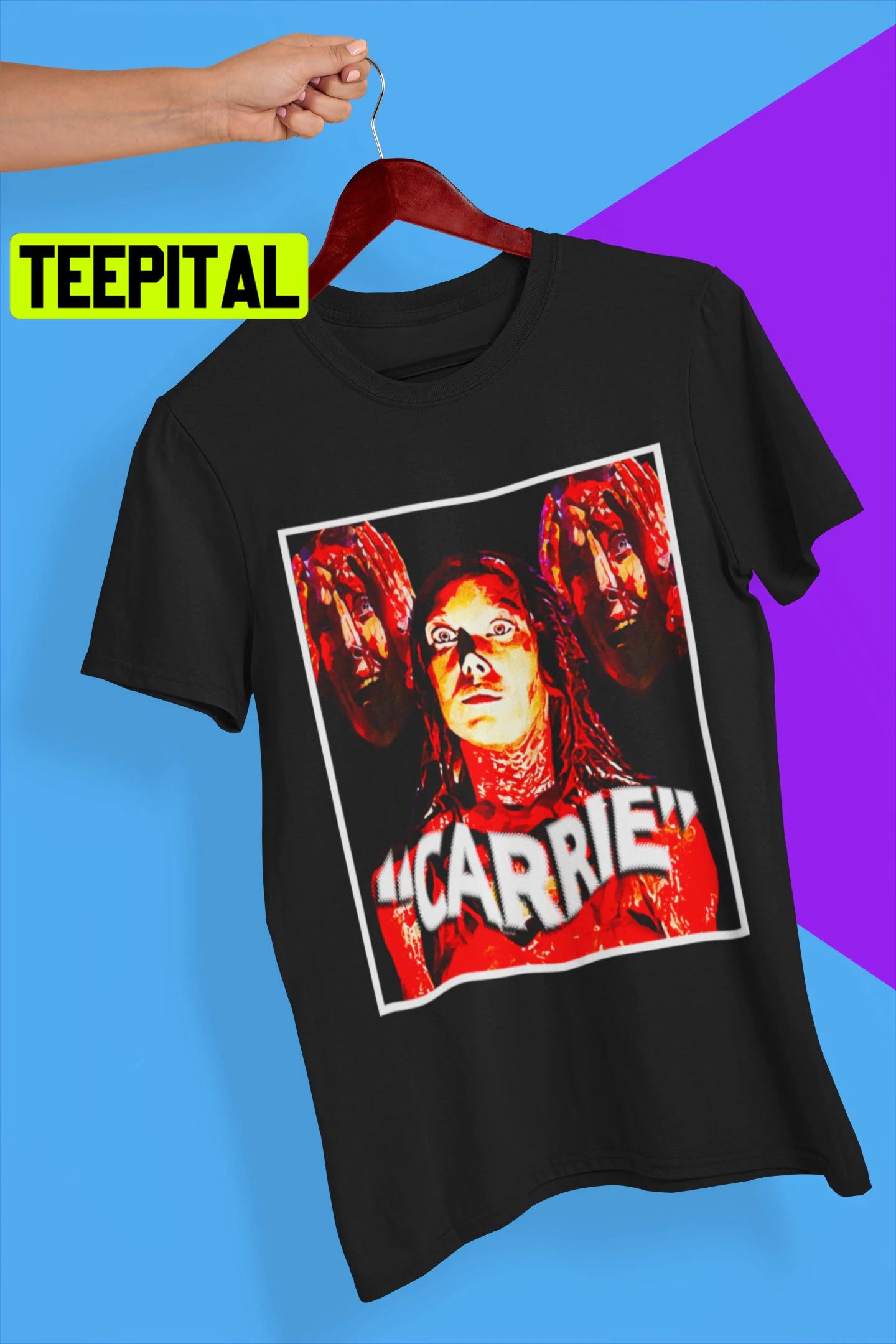 Carrie Movie Poster Style Trending Unisex T-Shirt Carrie Movie Poster Style Trending Unisex T-Shirt