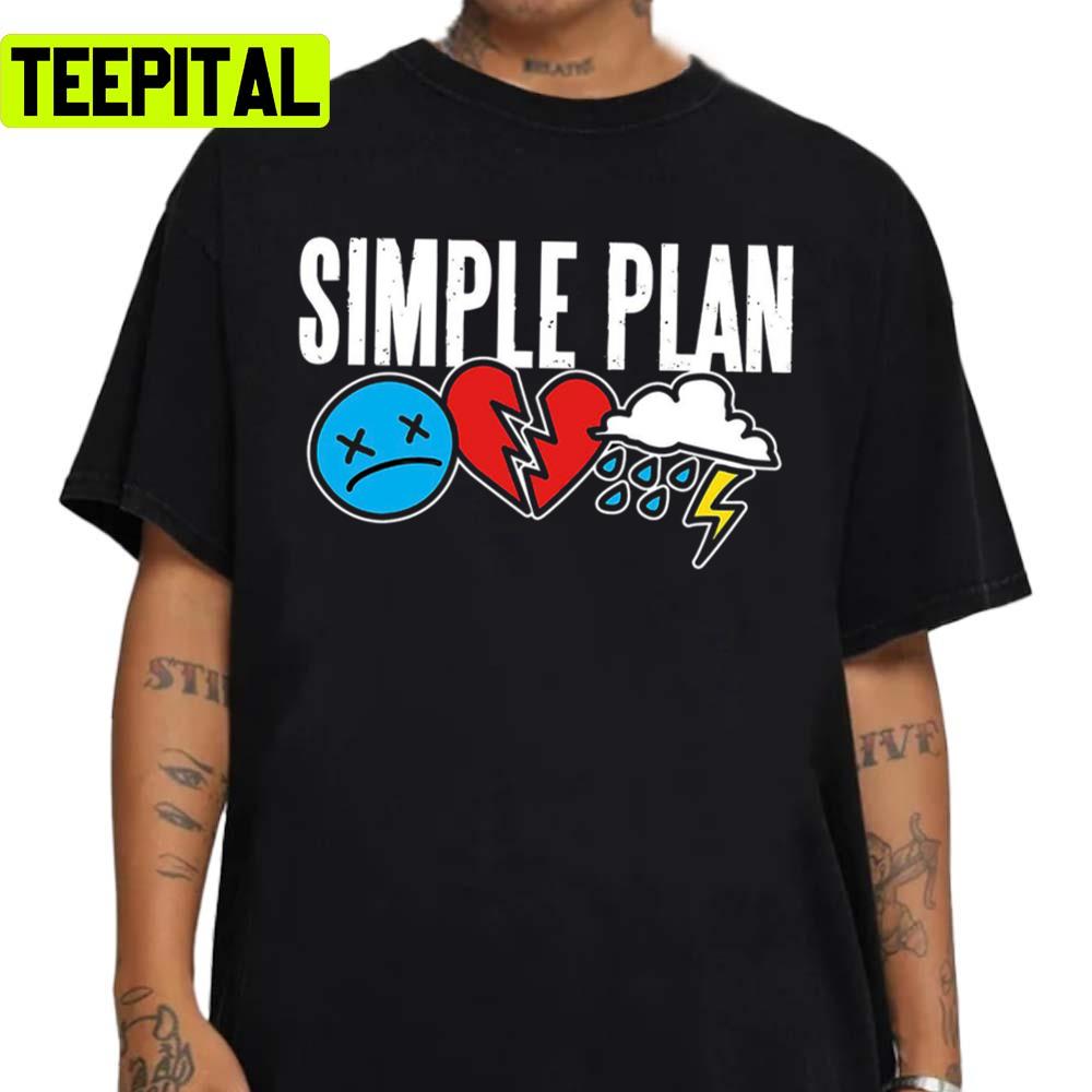 Cartoon Icons Simple Plan Unisex Sweatshirt Cartoon Icons Simple Plan Unisex Sweatshirt