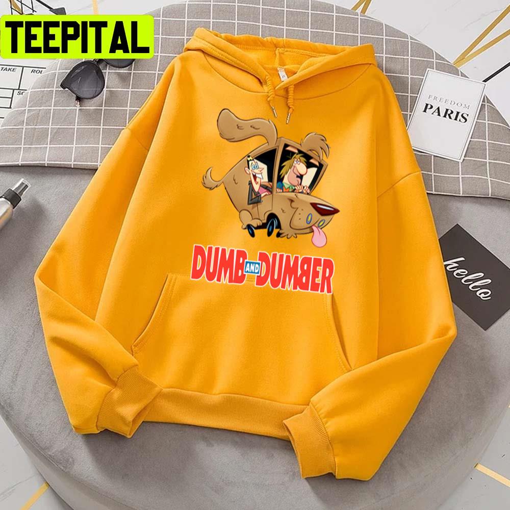 Cartoon Version Dumb And Dumber Dog Unisex T-Shirt Cartoon Version Dumb And Dumber Dog Unisex T-Shirt