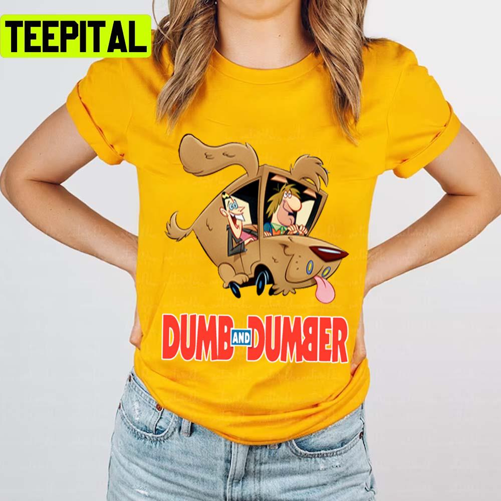 Cartoon Version Dumb And Dumber Dog Unisex T-Shirt Cartoon Version Dumb And Dumber Dog Unisex T-Shirt