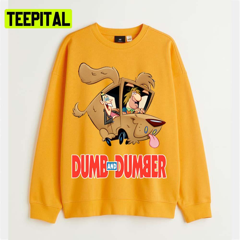 Cartoon Version Dumb And Dumber Dog Unisex T-Shirt Cartoon Version Dumb And Dumber Dog Unisex T-Shirt