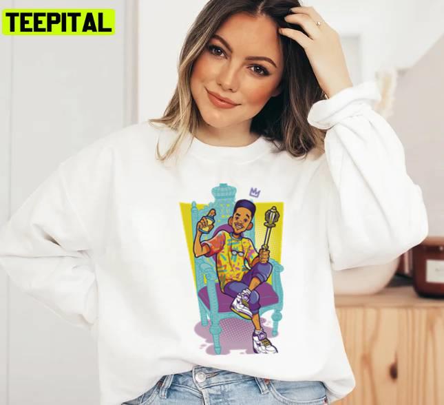 Chibi King Throne The Fresh Prince Of Bel Air Unisex T-Shirt Chibi King Throne The Fresh Prince Of Bel Air Unisex T-Shirt