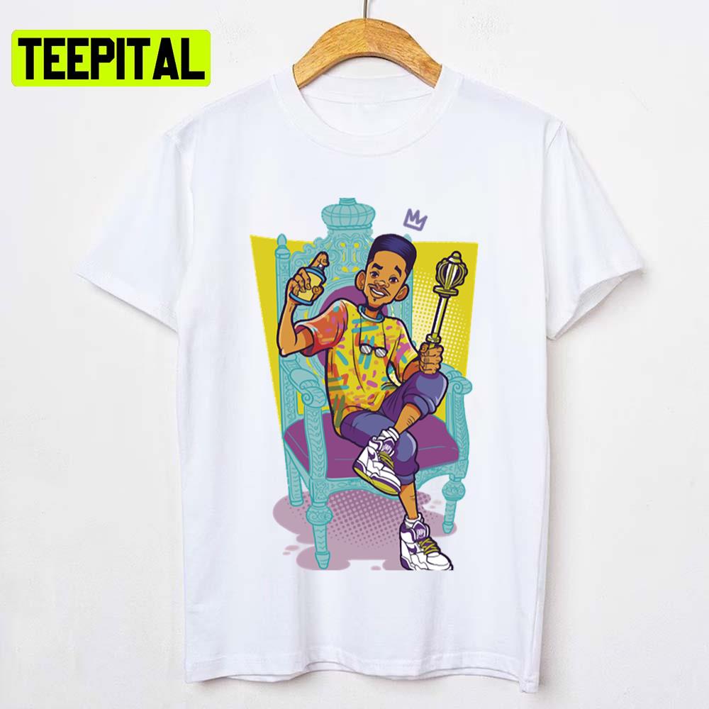 Chibi King Throne The Fresh Prince Of Bel Air Unisex T-Shirt Chibi King Throne The Fresh Prince Of Bel Air Unisex T-Shirt