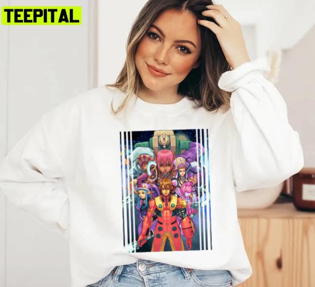 Chracters In Phantasy Star Online Unisex Sweatshirt Chracters In Phantasy Star Online Unisex Sweatshirt