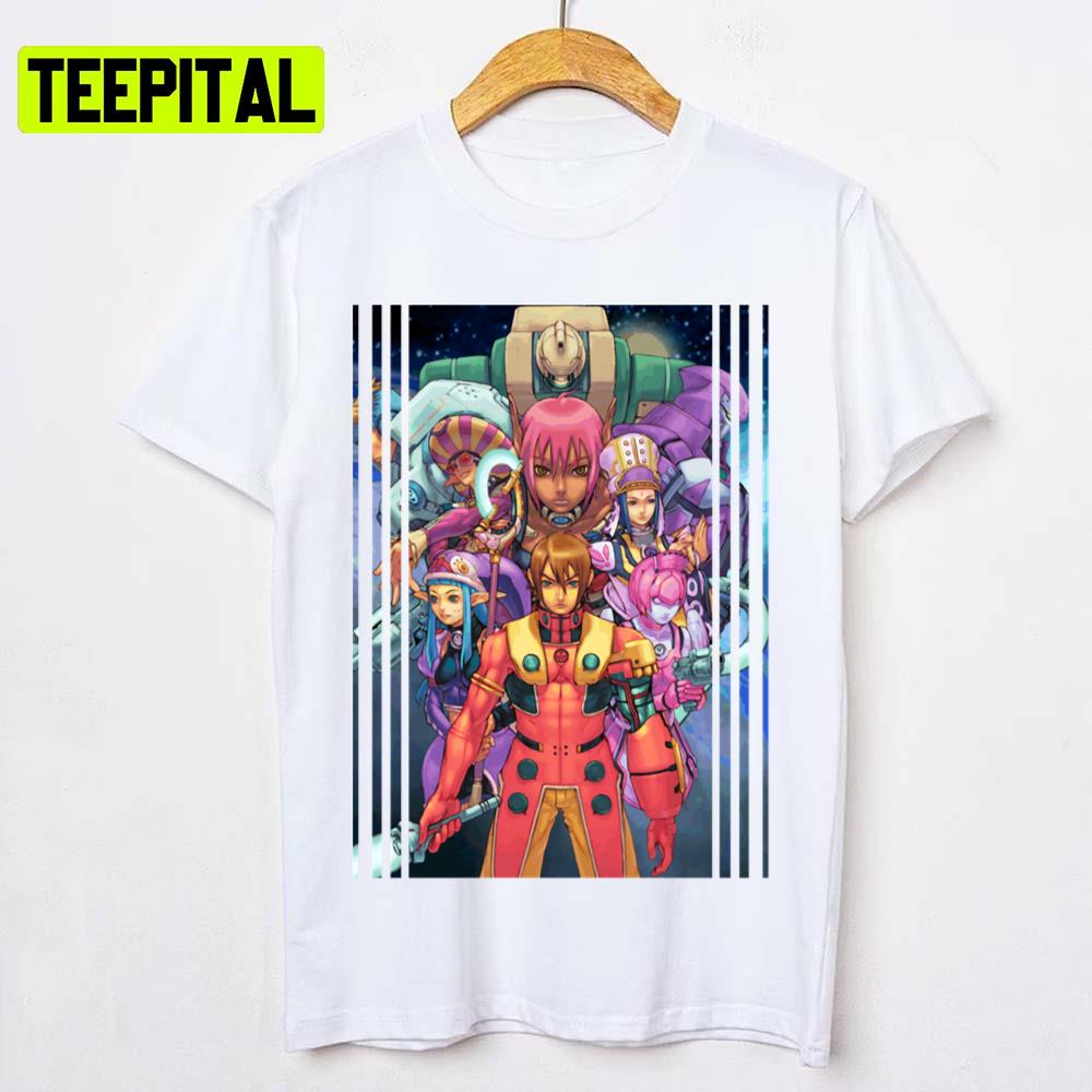 Chracters In Phantasy Star Online Unisex Sweatshirt Chracters In Phantasy Star Online Unisex Sweatshirt