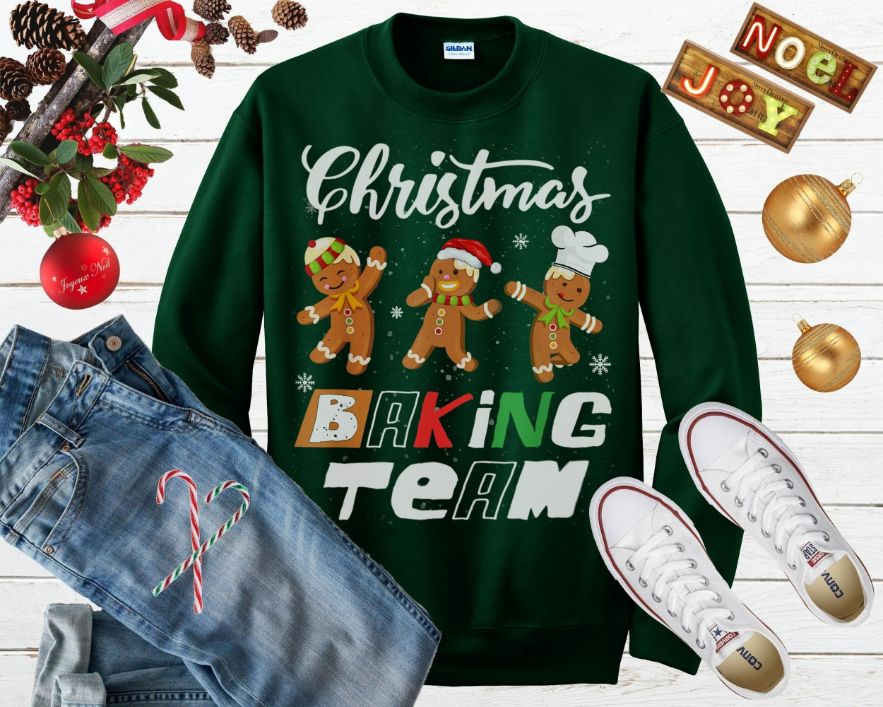 Christmas Baking Team Gingerbread Ugly Sweater Christmas Baking Team Gingerbread Ugly Sweater