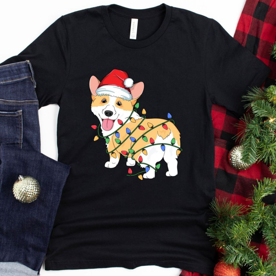 Christmas Corgi T-Shirt Christmas Corgi T-Shirt