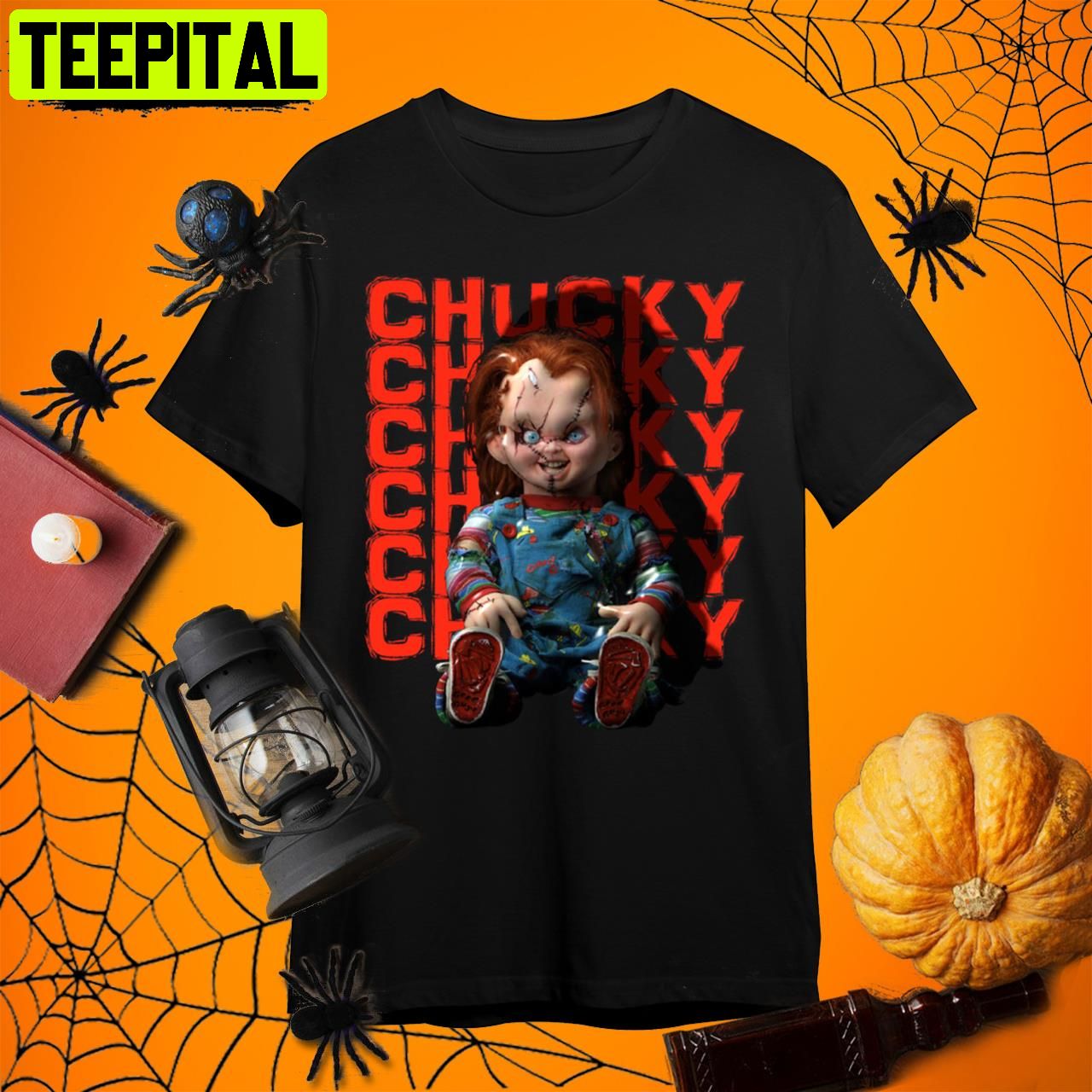 Chucky Chucky Horror Movie Retro Art Unisex T-Shirt Chucky Chucky Horror Movie Retro Art Unisex T-Shirt