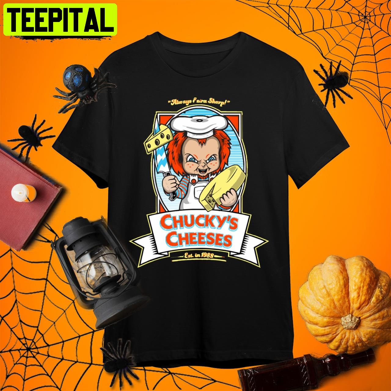 Chucky's Cheeses Chucky Retro Art Unisex T-Shirt Chucky's Cheeses Chucky Retro Art Unisex T-Shirt