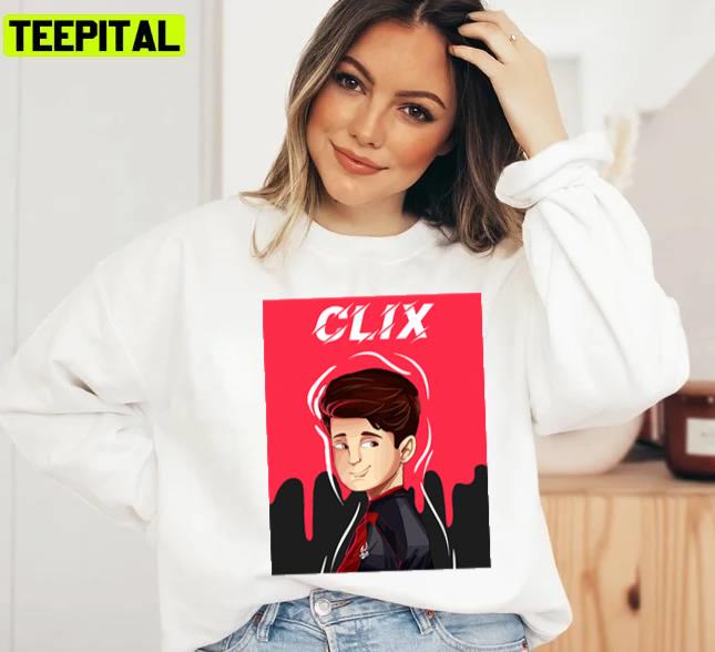Clix 4 Cute Animated Portrait Unisex T-Shirt Clix 4 Cute Animated Portrait Unisex T-Shirt
