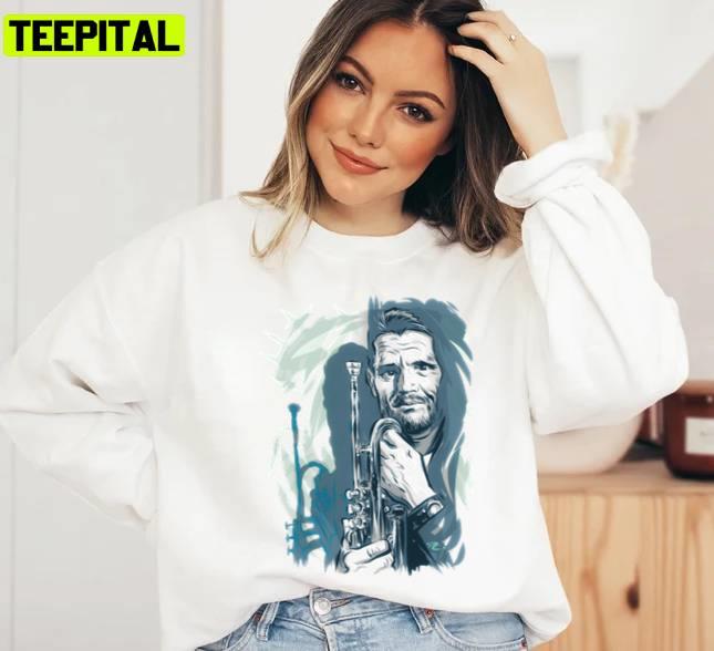 Colorful Fanart Chet Baker Unisex Sweatshirt Colorful Fanart Chet Baker Unisex Sweatshirt