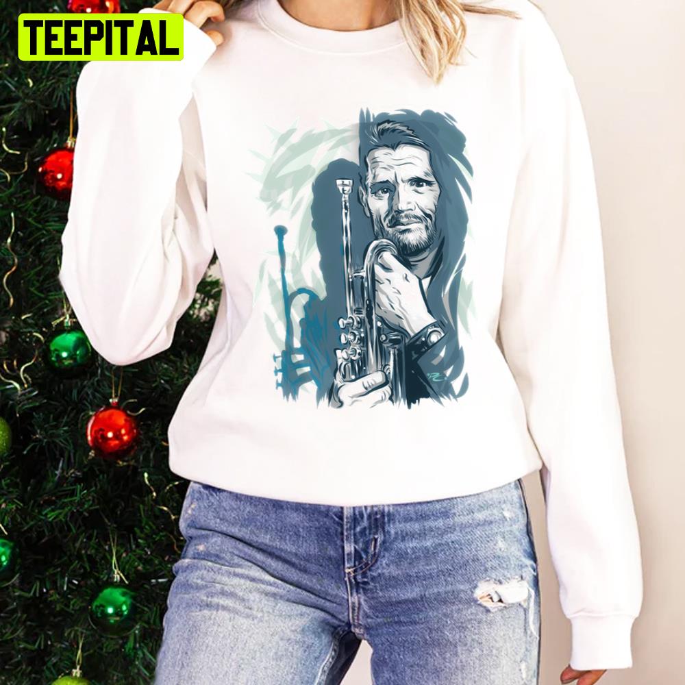 Colorful Fanart Chet Baker Unisex Sweatshirt Colorful Fanart Chet Baker Unisex Sweatshirt