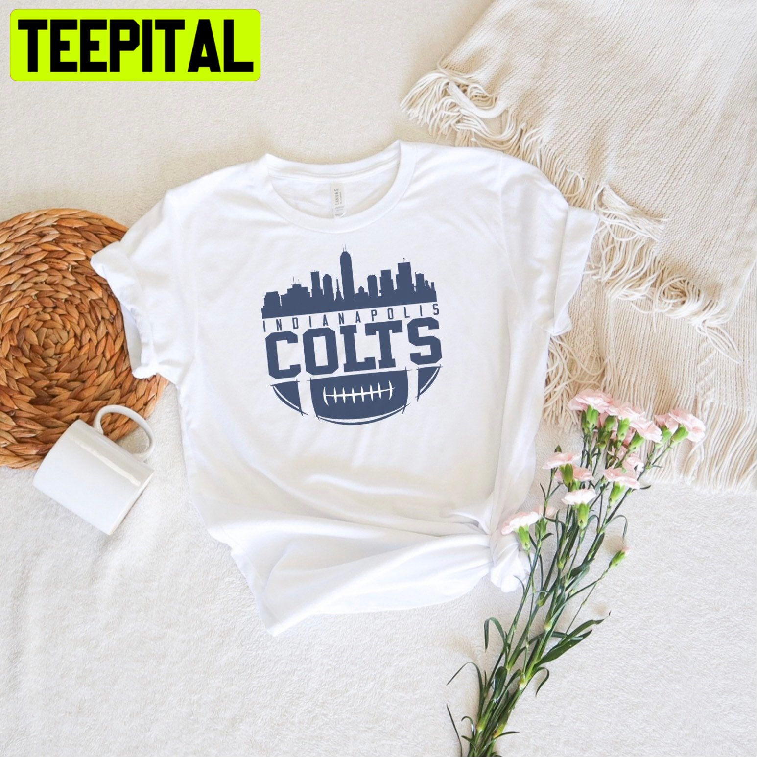 Colts City Screen Print Graphic Trending Unisex T-Shirt Colts City Screen Print Graphic Trending Unisex T-Shirt