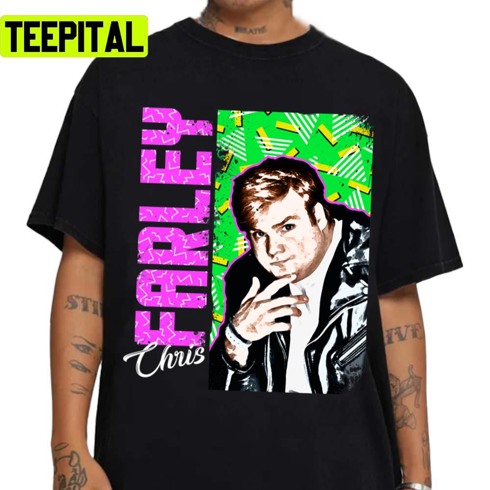 Comedian Chris Farley Nostalgia Graphic Unisex Sweatshirt Comedian Chris Farley Nostalgia Graphic Unisex Sweatshirt
