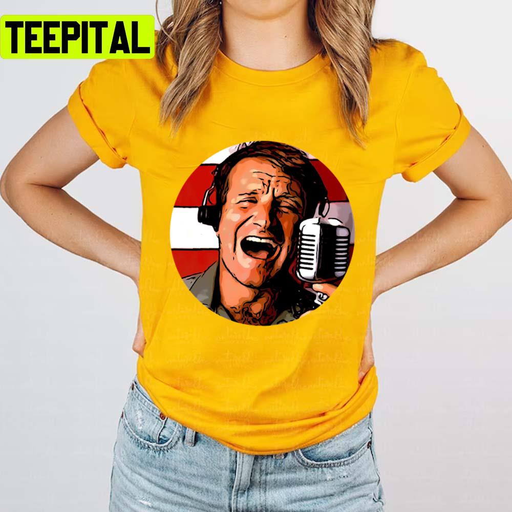 Comedy Legend Robin Williams Cartoon Unisex T-Shirt Comedy Legend Robin Williams Cartoon Unisex T-Shirt