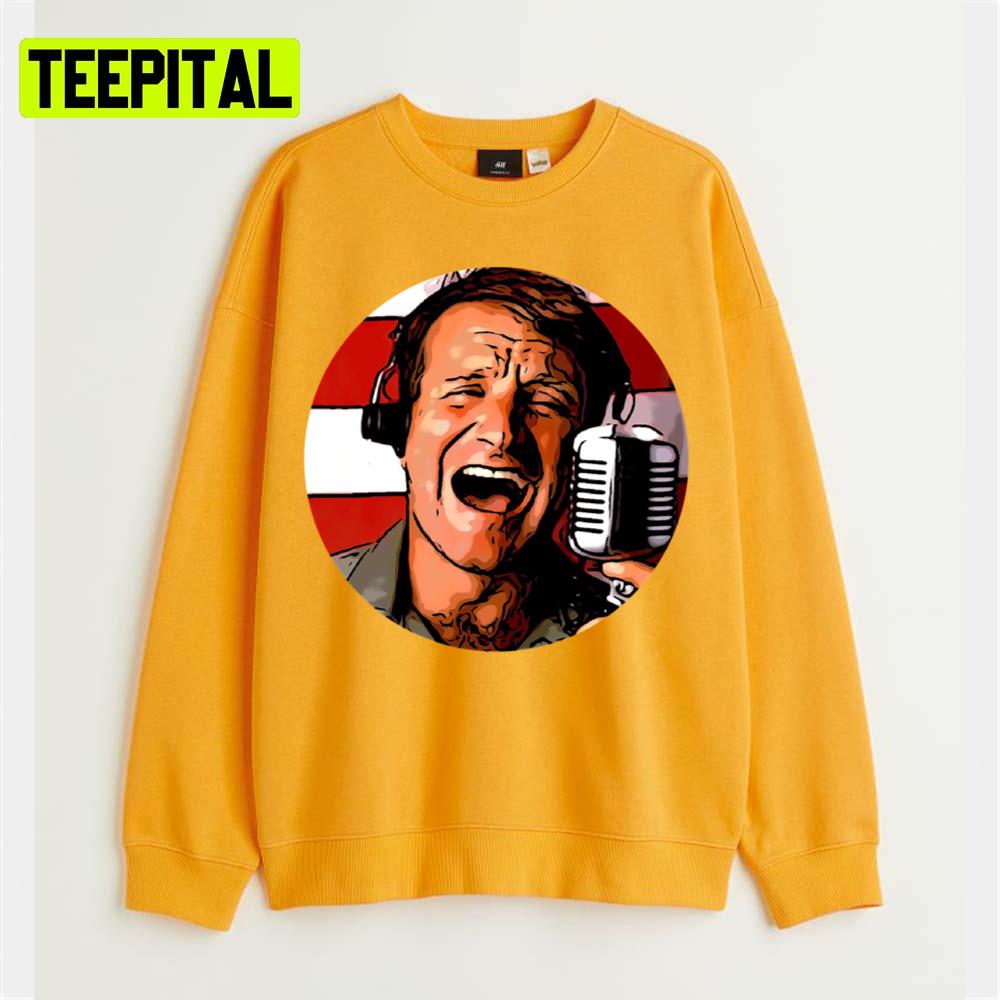 Comedy Legend Robin Williams Cartoon Unisex T-Shirt Comedy Legend Robin Williams Cartoon Unisex T-Shirt