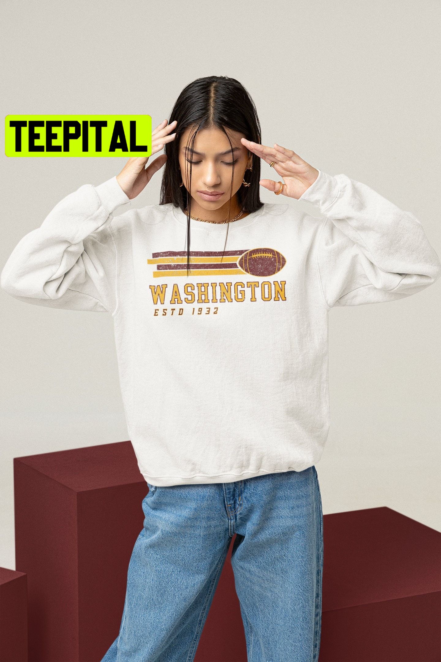 Commanders Washington Vintage Football Trending Unisex Sweatshirt Commanders Washington Vintage Football Trending Unisex Sweatshirt
