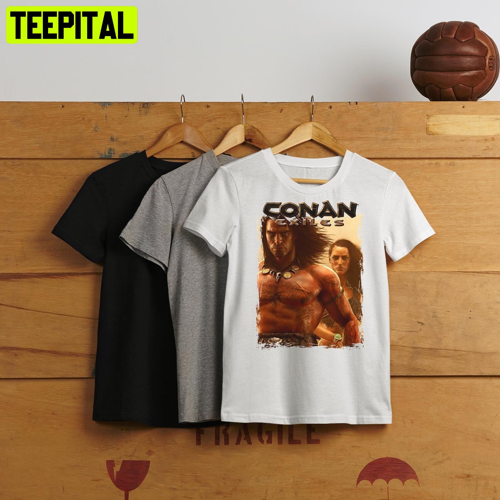 Conan Exiles Exiles Gamers Barbarian Unisex T-Shirt Conan Exiles Exiles Gamers Barbarian Unisex T-Shirt