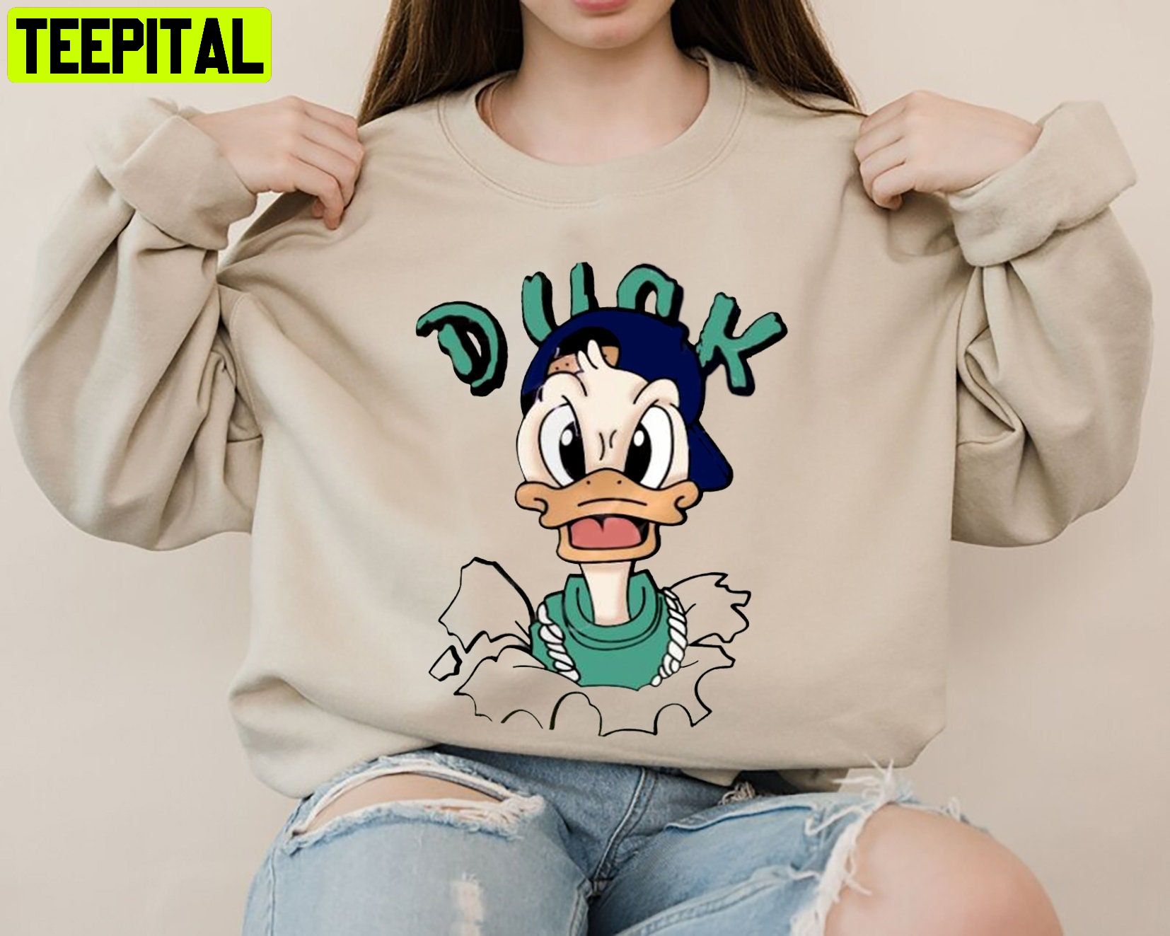 Cool Duck Donald Duck Donald Duck Holiday Disney Sweatshirt Cool Duck Donald Duck Donald Duck Holiday Disney Sweatshirt