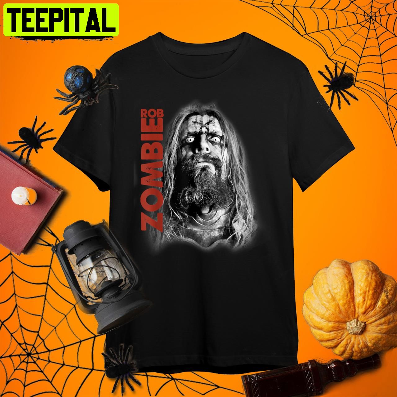 Cool Gift Animals Rob Zombie Face Unmasked Rob Zombie Halloween Retro Art Unisex T-Shirt Cool Gift Animals Rob Zombie Face Unmasked Rob Zombie Halloween Retro Art Unisex T-Shirt