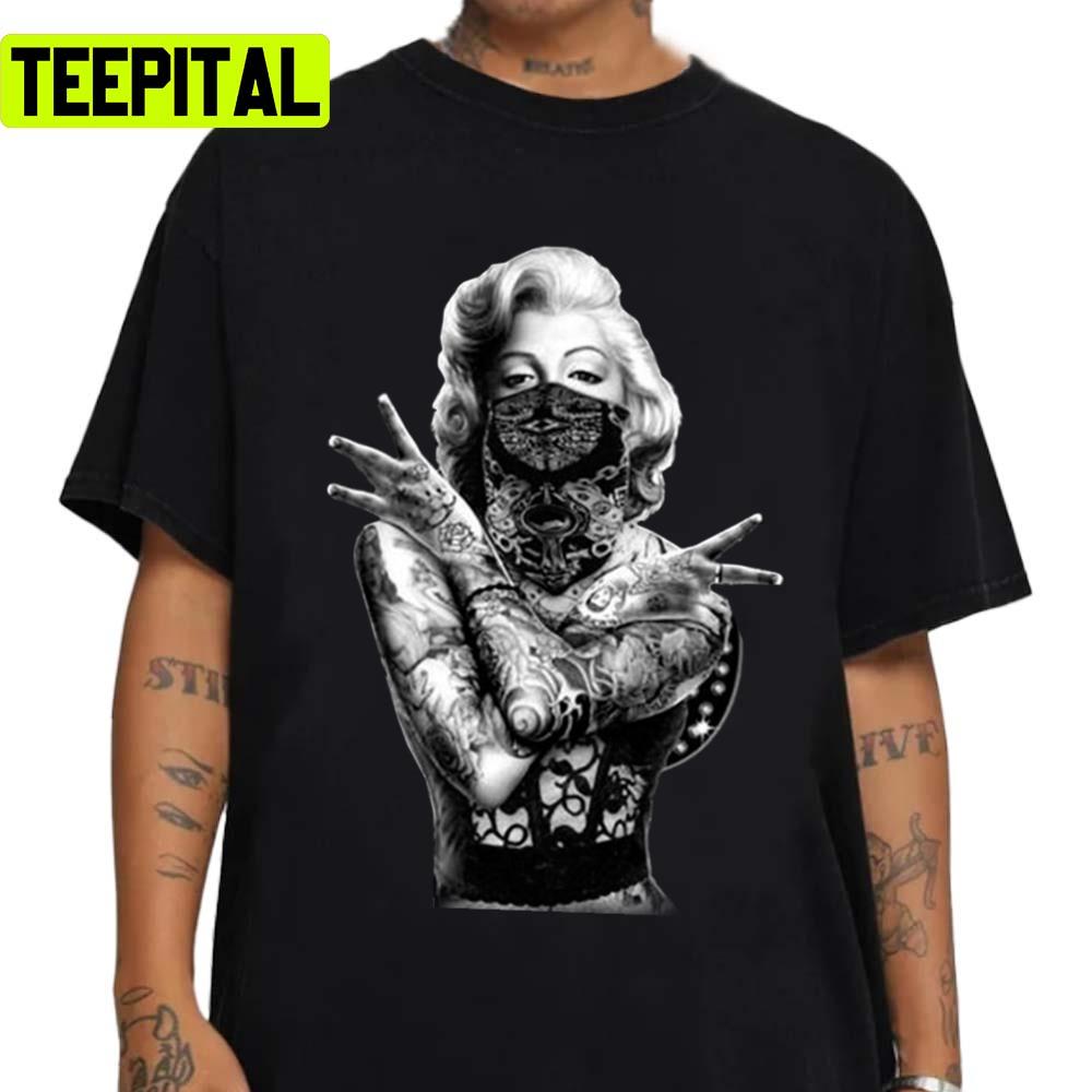 Cool Tatoo Art Marilyn Monroe Unisex Sweatshirt Cool Tatoo Art Marilyn Monroe Unisex Sweatshirt