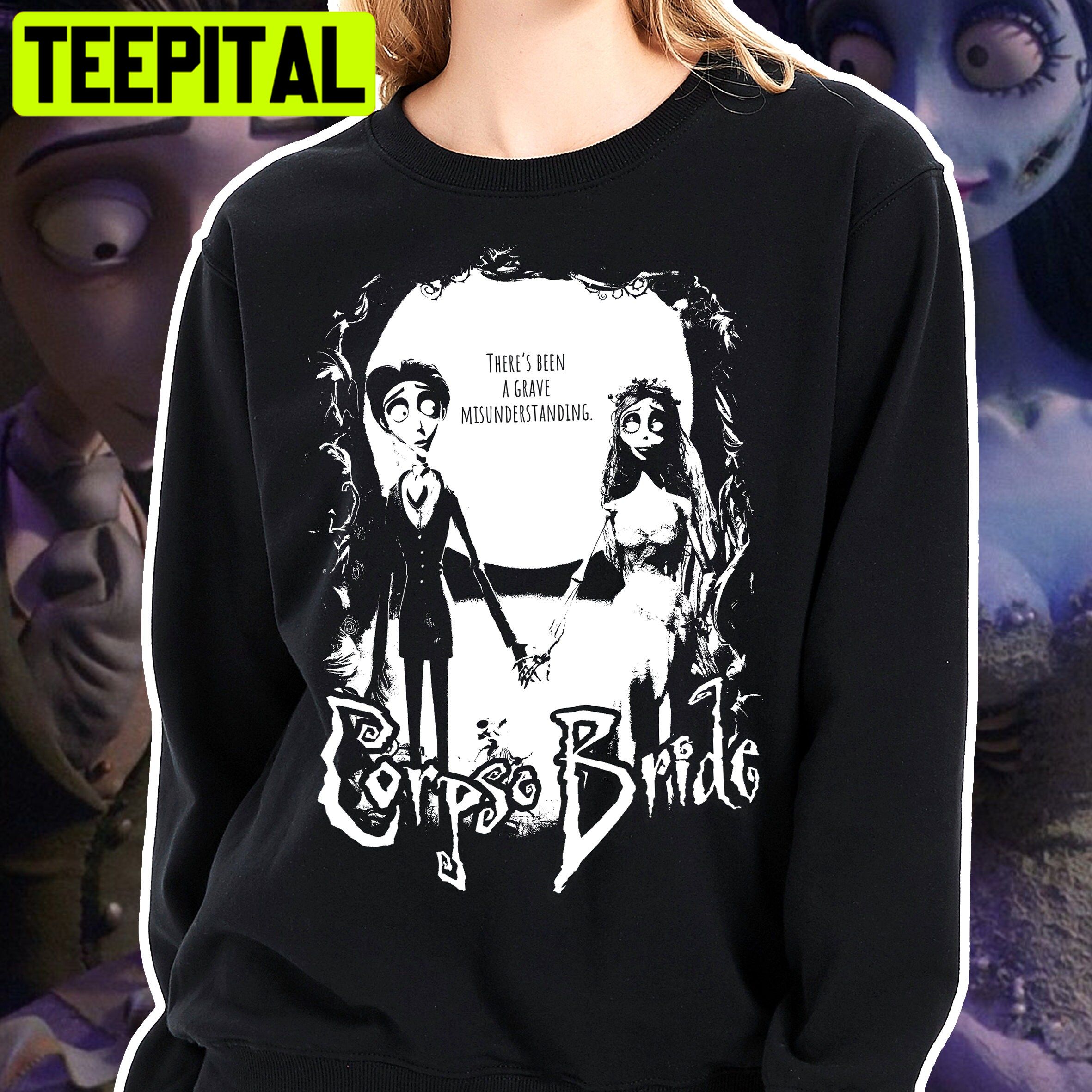 Corpse Bride Halloween Trending Unisex Sweatshirt Corpse Bride Halloween Trending Unisex Sweatshirt