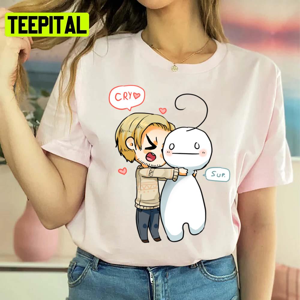 Cryyy Sup Cute Chibi Pewdiepie Unisex Sweatshirt Cryyy Sup Cute Chibi Pewdiepie Unisex Sweatshirt