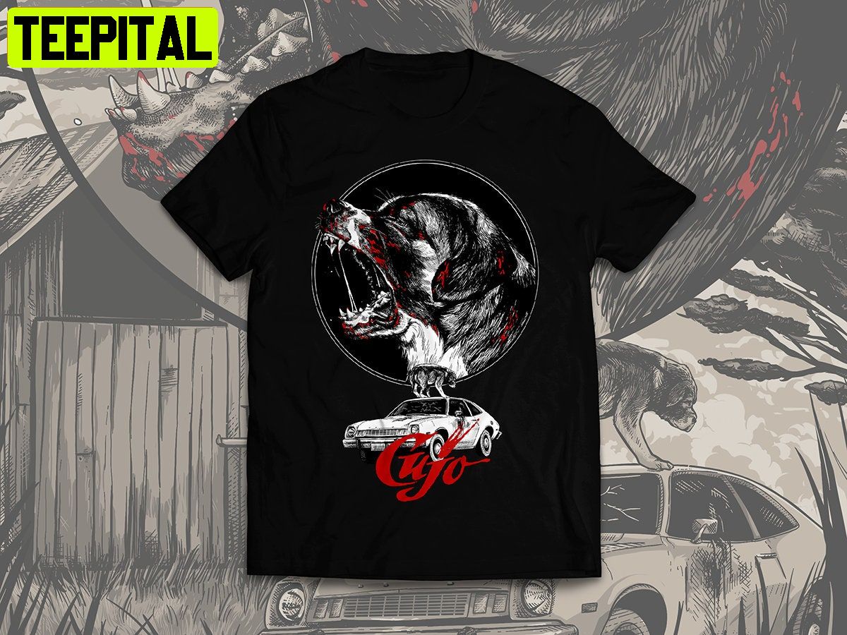 Cujo Stephen King Horror Stephen King Retro Design T-Shirt Cujo Stephen King Horror Stephen King Retro Design T-Shirt