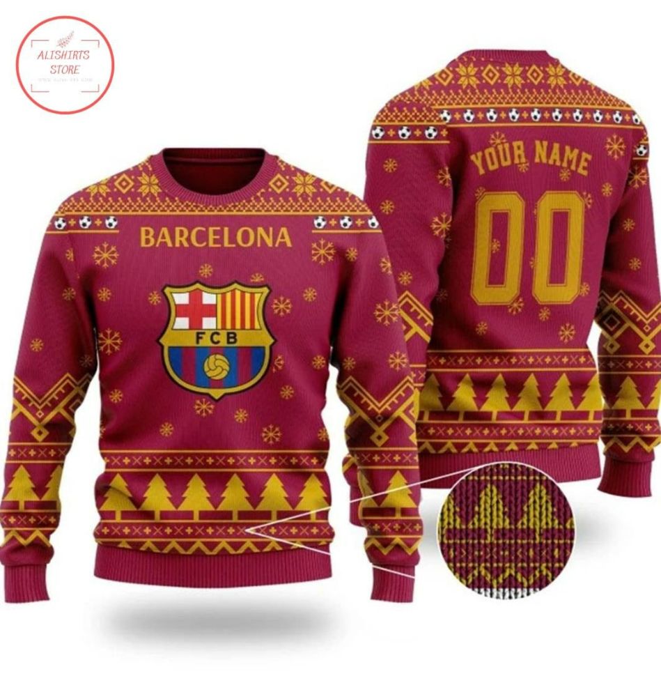 Custom Name Ugly Christmas Sweater Custom Name Ugly Christmas Sweater