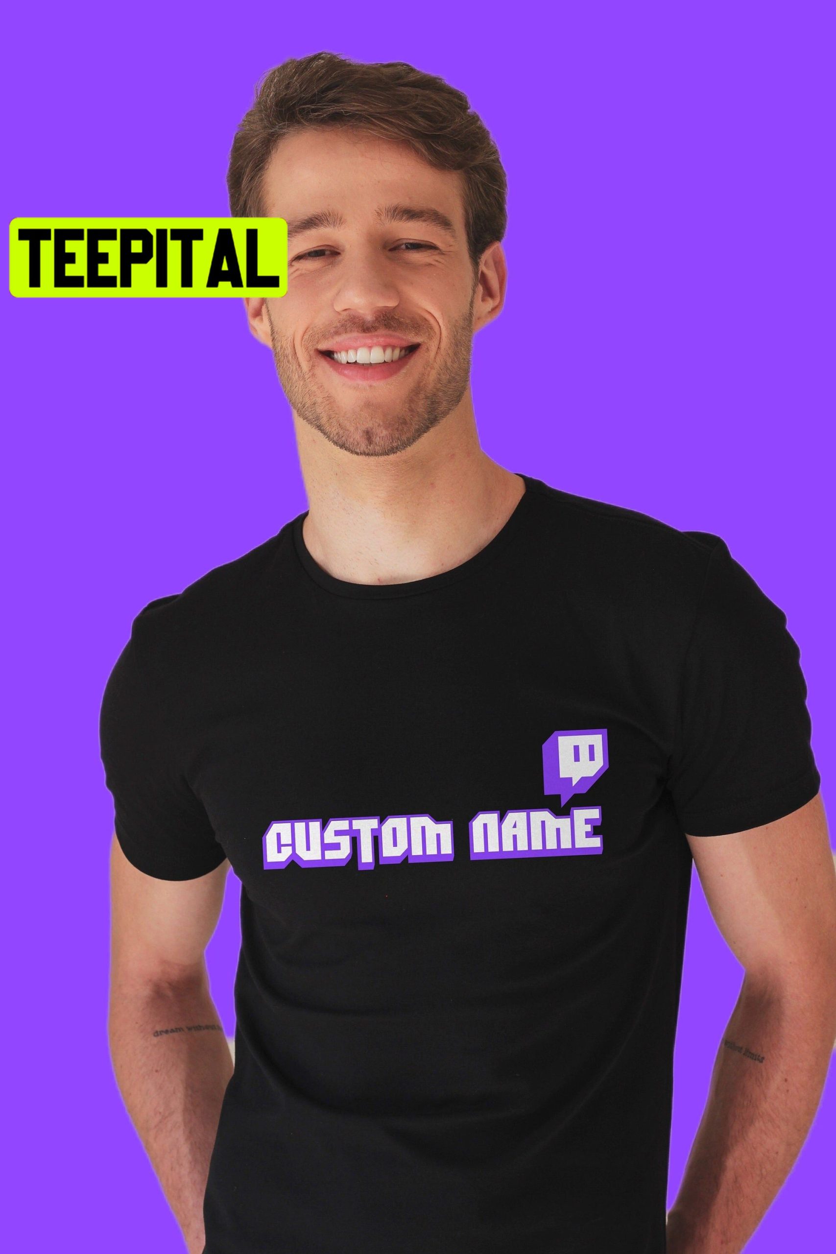 Custom Twitch Channel Logo Trending Unisex T-Shirt Custom Twitch Channel Logo Trending Unisex T-Shirt