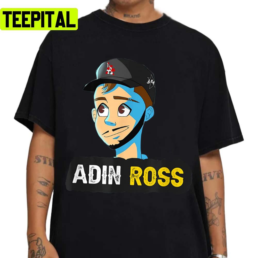 Cute Animated Fanart Streamer Adinross Art Unisex Sweatshirt Cute Animated Fanart Streamer Adinross Art Unisex Sweatshirt
