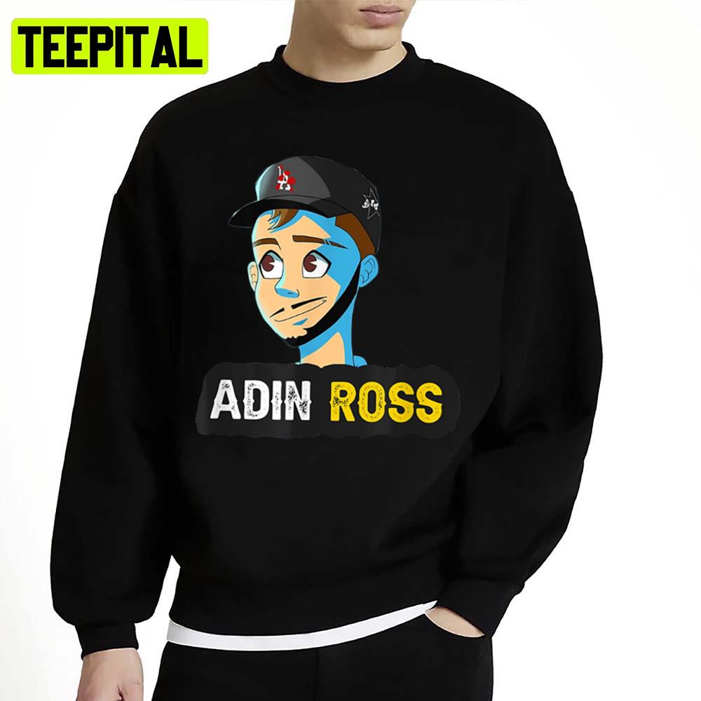 Cute Animated Fanart Streamer Adinross Art Unisex Sweatshirt Cute Animated Fanart Streamer Adinross Art Unisex Sweatshirt