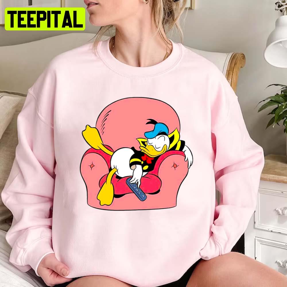 Cute Art Donald Duck Sleep Cute Unisex Sweatshirt Cute Art Donald Duck Sleep Cute Unisex Sweatshirt