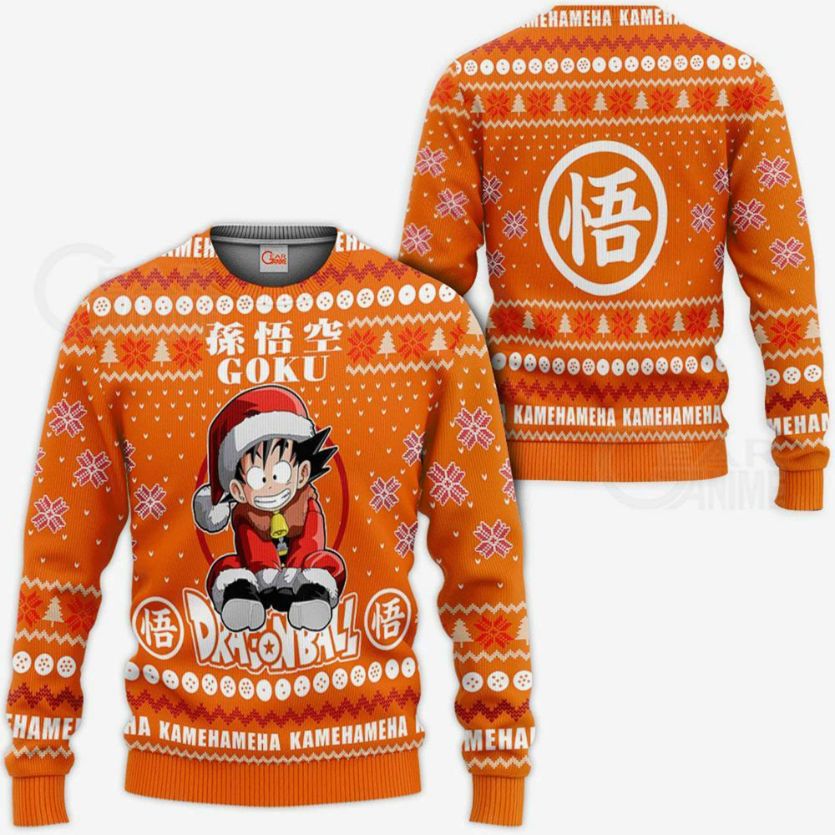Cute Noel G O K U Ugly Christmas Sweater Cute Noel G O K U Ugly Christmas Sweater