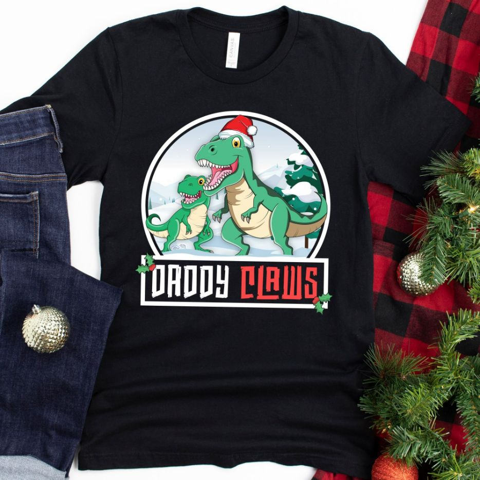Daddy Claws Christmas T-Shirt Daddy Claws Christmas T-Shirt