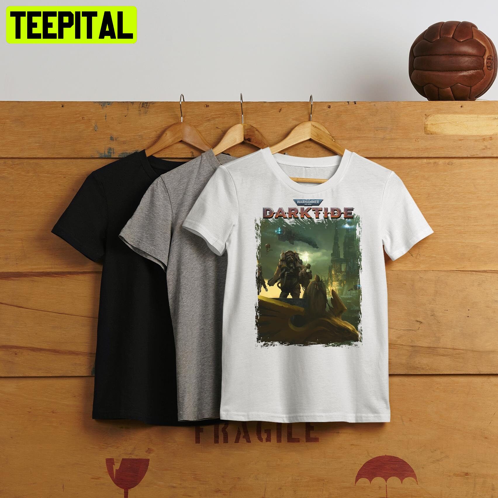 Darktide Dark Tide Game Video War Unisex T-Shirt Darktide Dark Tide Game Video War Unisex T-Shirt