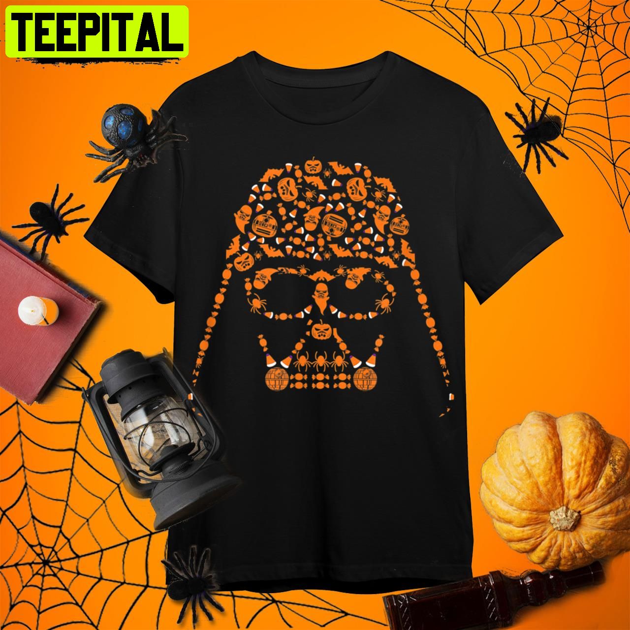 Darth Vader Icon Halloween Retro Art Unisex T-Shirt Darth Vader Icon Halloween Retro Art Unisex T-Shirt