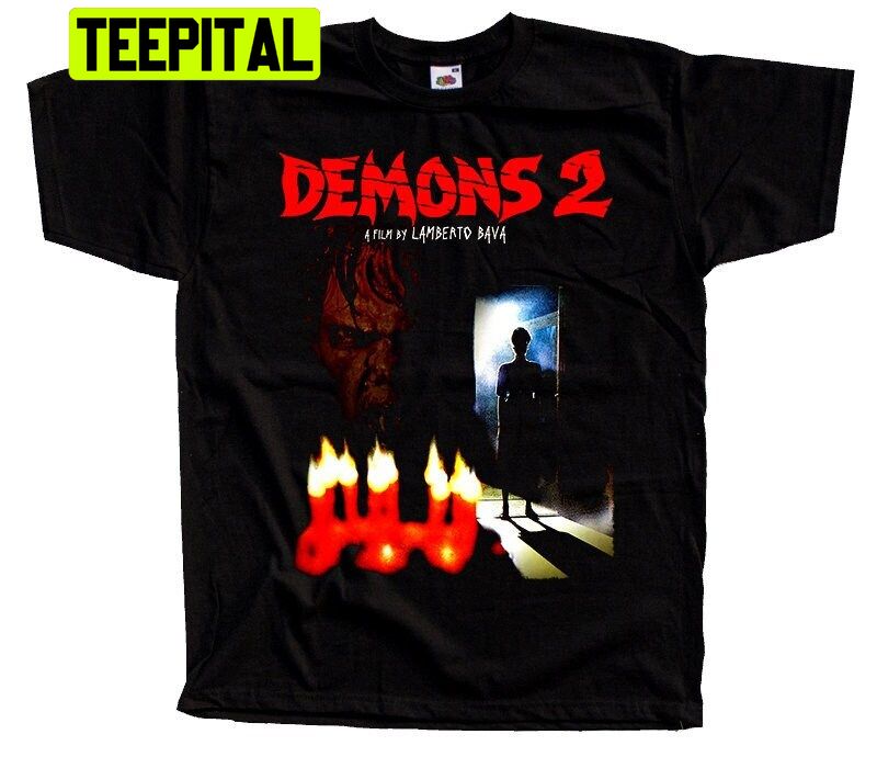 Demons Horror Poster Trending Unisex T-Shirt Demons Horror Poster Trending Unisex T-Shirt