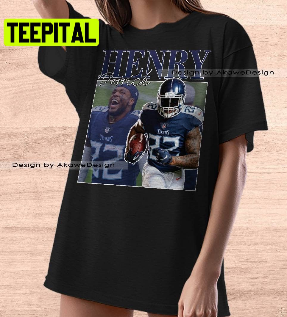 Derrick Henry Vintage 90s #22 Running Back Unisex T-Shirt Derrick Henry Vintage 90s #22 Running Back Unisex T-Shirt
