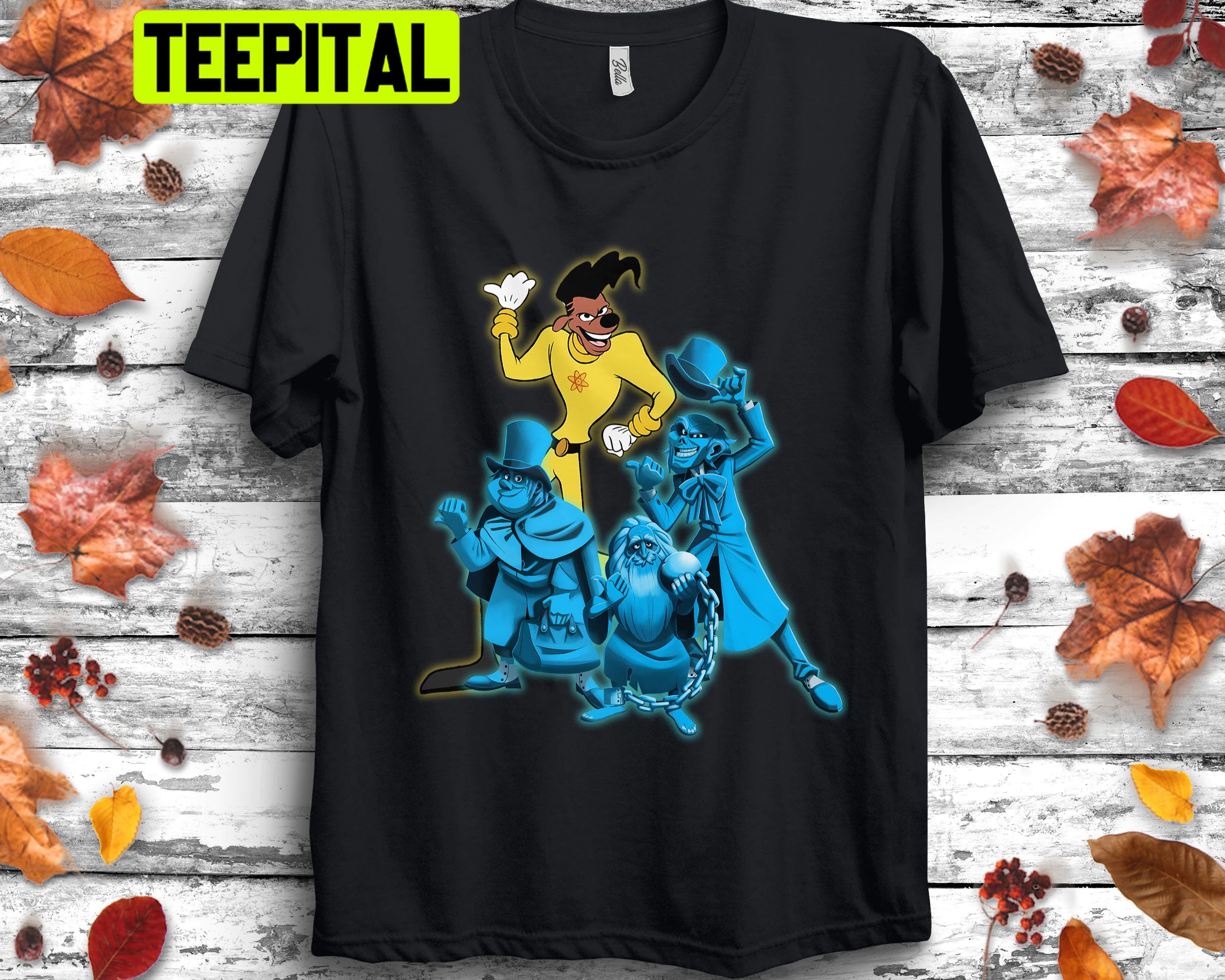 Disney A Goofy Movie Powerline The Haunted Mansion Three Hitchhiking Ghosts Trending Unisex T-Shirt Disney A Goofy Movie Powerline The Haunted Mansion Three Hitchhiking Ghosts Trending Unisex T-Shirt