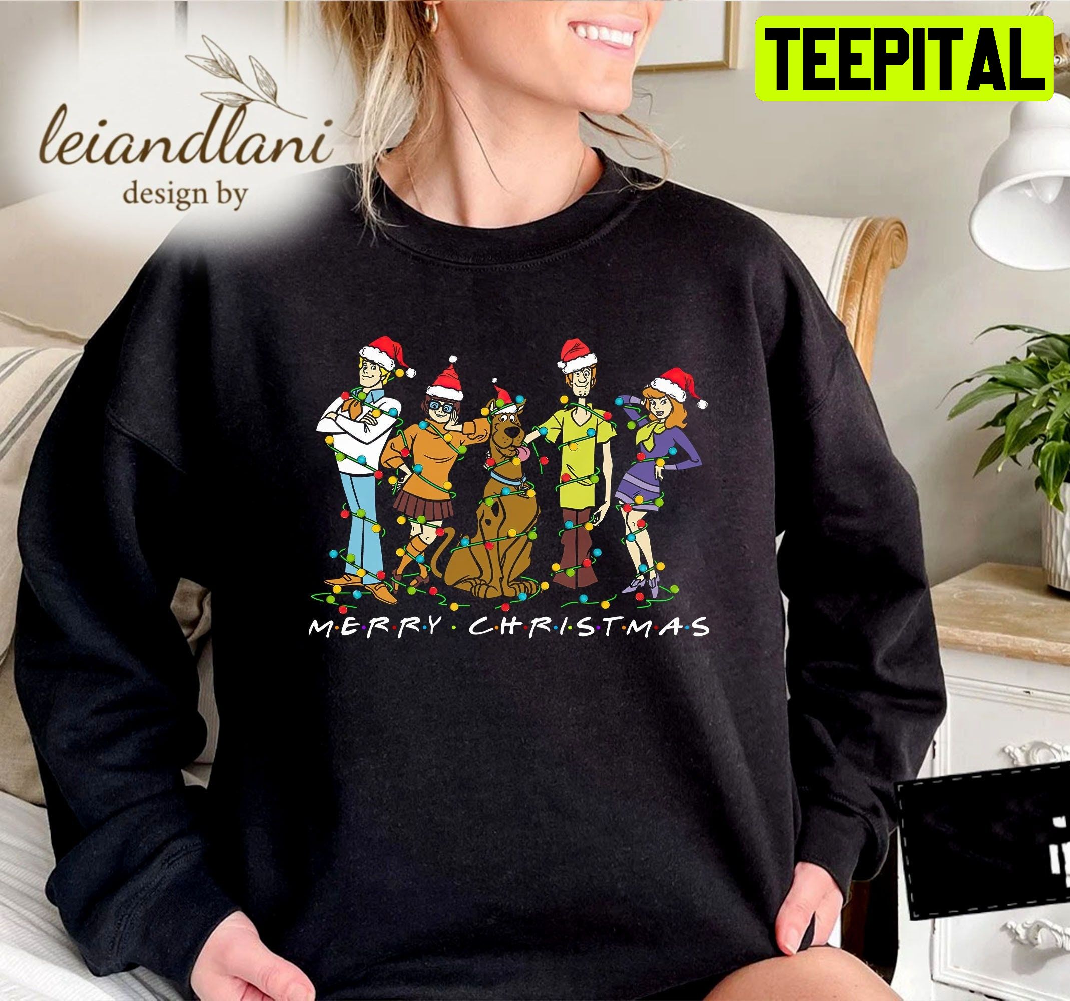 Disney Design Scooby Doo Cute Dog Christmas Sweatshirt Disney Design Scooby Doo Cute Dog Christmas Sweatshirt