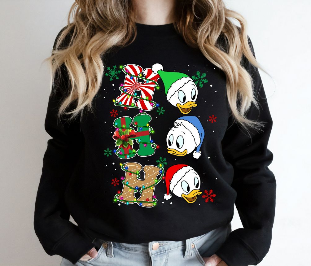 Disney Ducktales Christmas Lights Sweatshirt Disney Ducktales Christmas Lights Sweatshirt