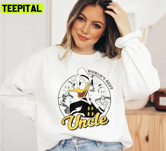 Donald Duck Best Uncle Circle Portrait Unisex Sweatshirt Donald Duck Best Uncle Circle Portrait Unisex Sweatshirt