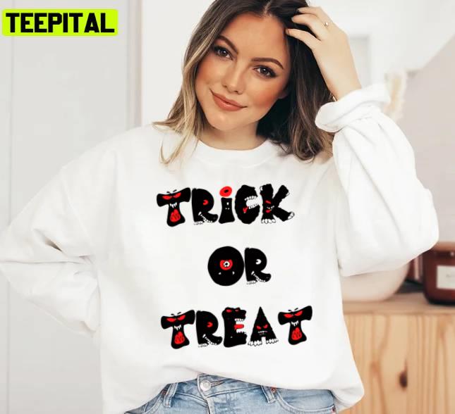 Dracula Vampire Design Trick Ot Treat Unisex Sweatshirt Dracula Vampire Design Trick Ot Treat Unisex Sweatshirt