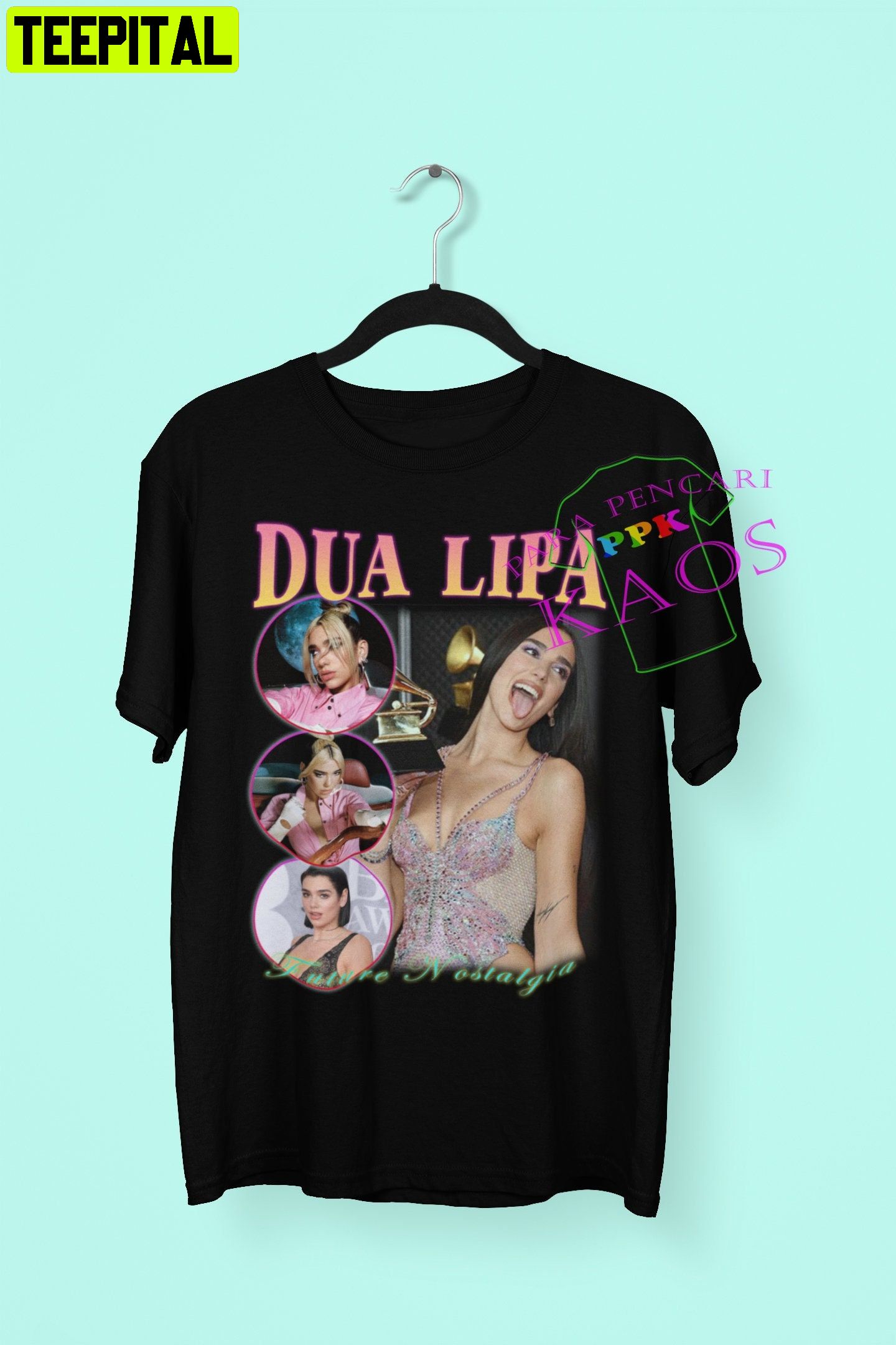 Dua Lipa Future Nostalgia Music Casual Retro Design T-Shirt Dua Lipa Future Nostalgia Music Casual Retro Design T-Shirt