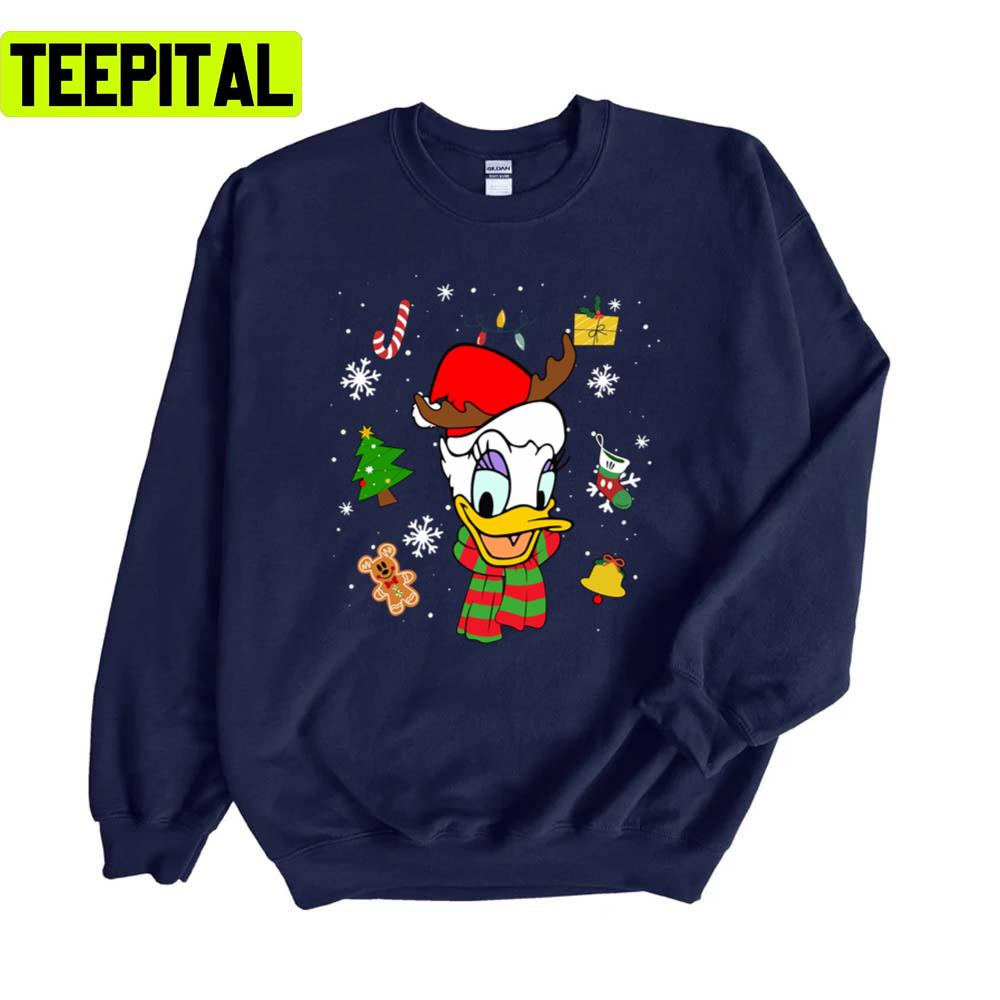 Duck Group Christmas Daisy Unisex Sweatshirt Duck Group Christmas Daisy Unisex Sweatshirt