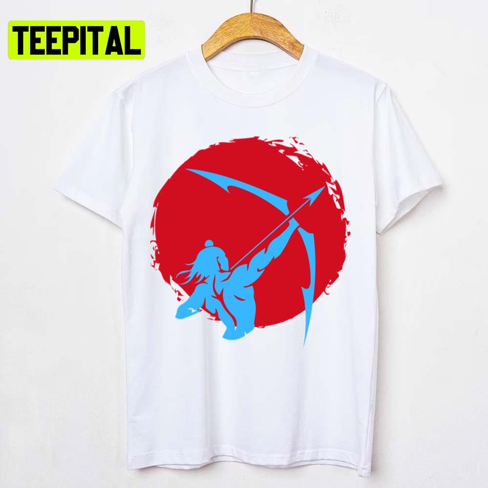 Dussehra Red Logo Design Unisex T-Shirt Dussehra Red Logo Design Unisex T-Shirt