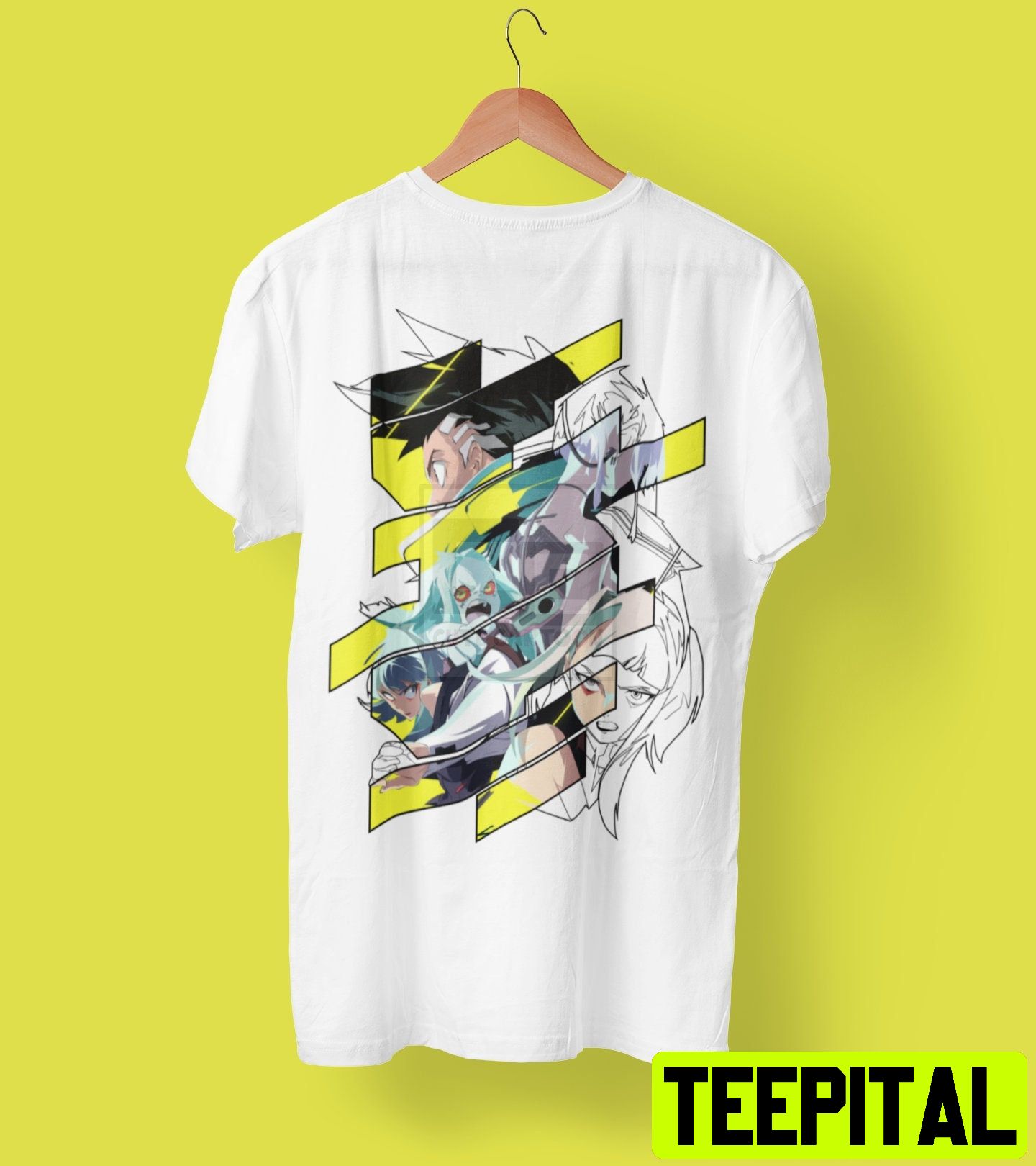 Edge Runners David & Lucy Neon Rebecca Cyberpunk Unisex T-Shirt Edge Runners David & Lucy Neon Rebecca Cyberpunk Unisex T-Shirt