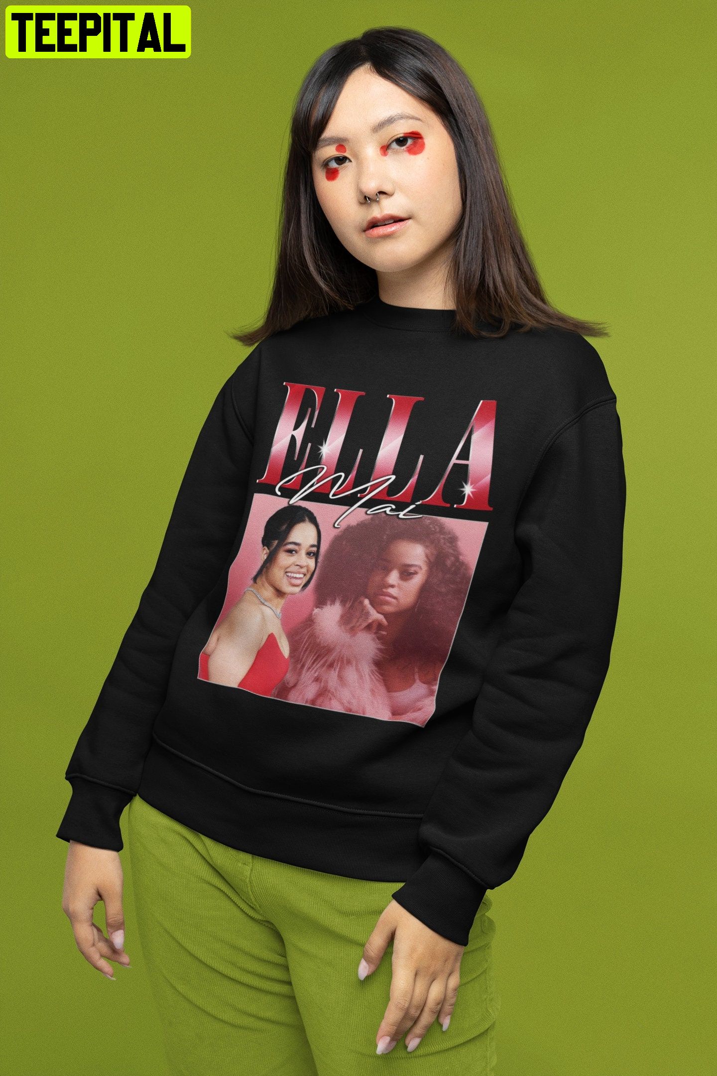 Ella Mai Rnb Rap Hip Hop Retro Design Sweatshirt Ella Mai Rnb Rap Hip Hop Retro Design Sweatshirt