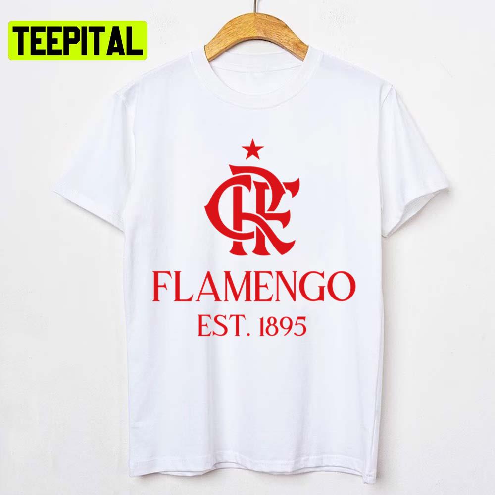 Est 1895 Logo Of Cr Flamengo Unisex T-Shirt Est 1895 Logo Of Cr Flamengo Unisex T-Shirt